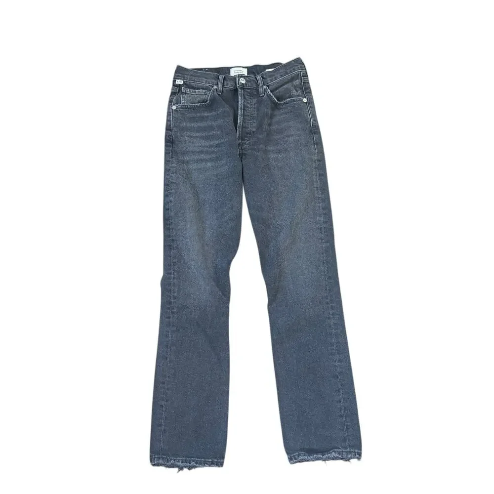 Citizens of Humanity Jolene High Rise Vintage Slim Jean Stormy Wash - Picture 2 of 11